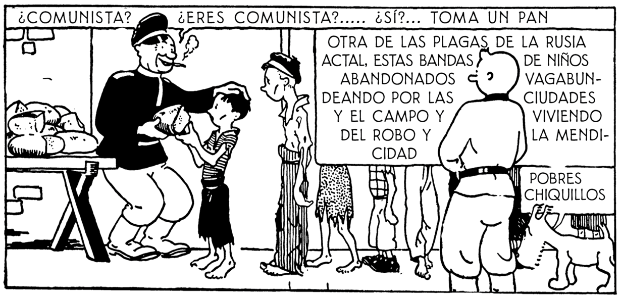 Tintin au pays de Soviets communistes vous êtes communistes